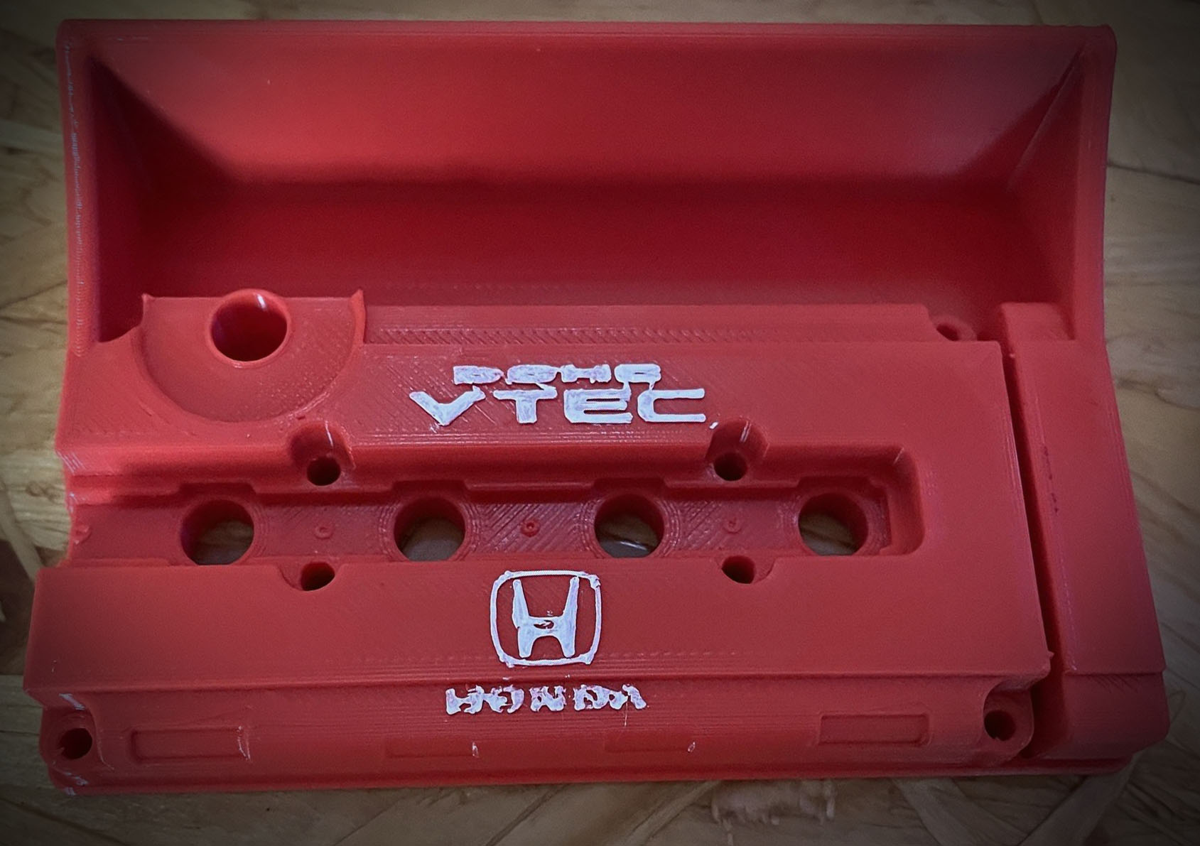 Honda DOHC-VTec Ventildeckel Visitenkartenstaender